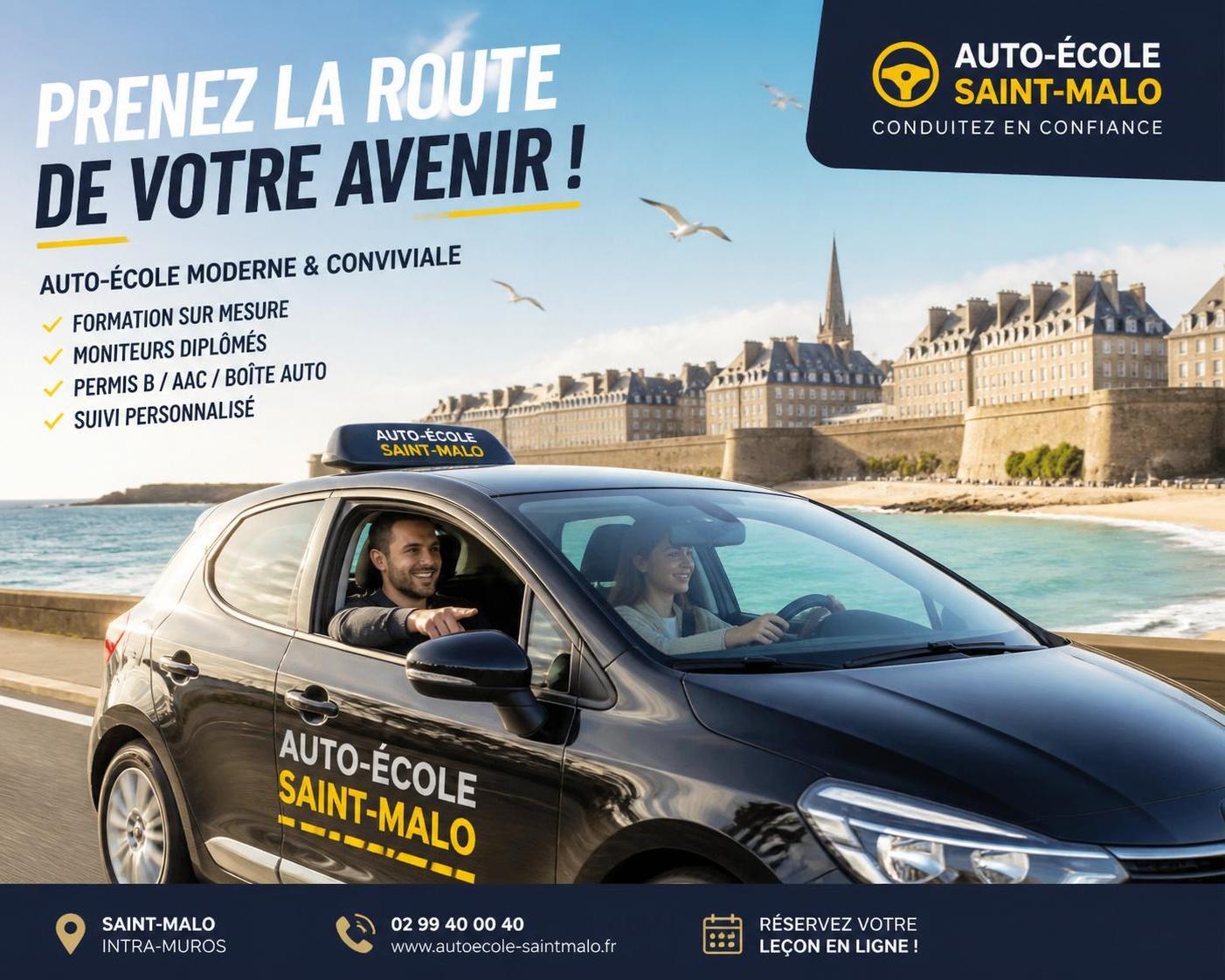 découvrez tout ce qu’il faut savoir avant de s’inscrire à une auto-école à saint-malo : conseils, tarifs, formations et démarches pour réussir votre permis de conduire.