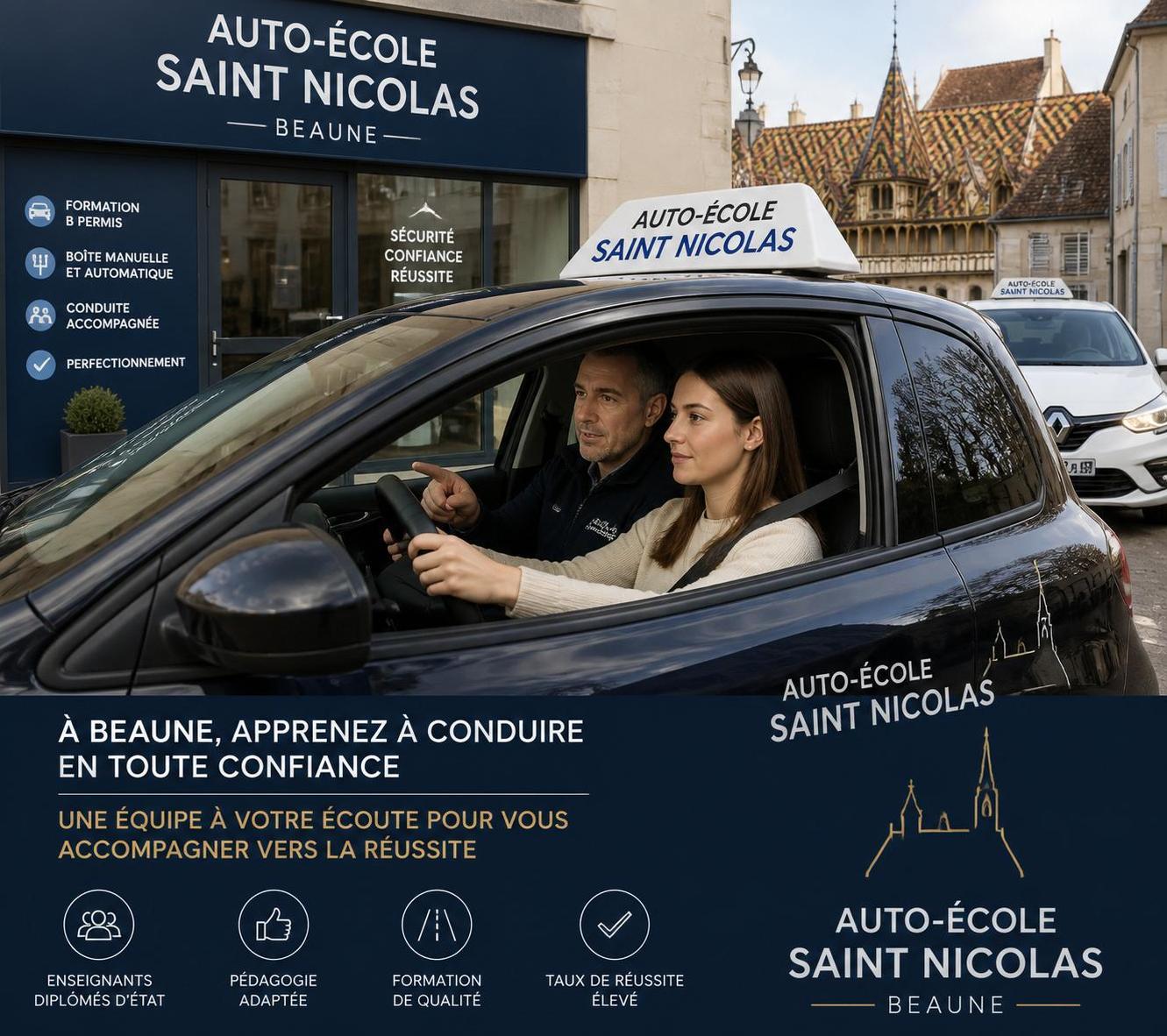 découvrez l'auto-école st nicolas, votre alliée pour réussir votre permis de conduire. conseils, formations et astuces pour maîtriser le code et la conduite en toute confiance.