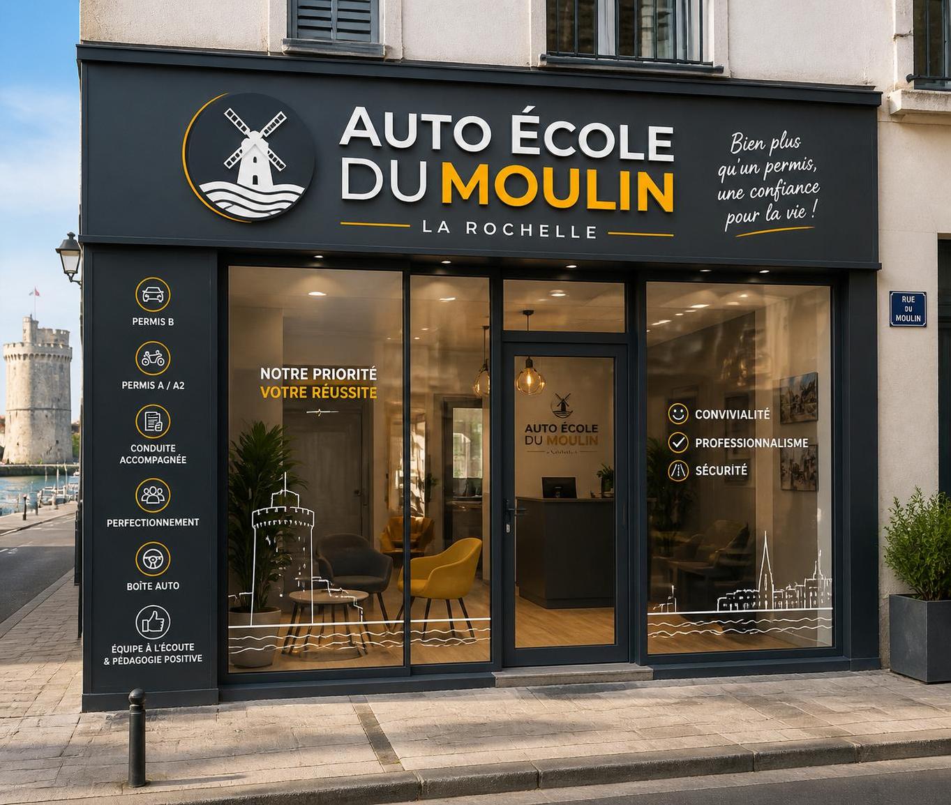 découvrez tout sur l'auto-école du moulin à la rochelle : ses formations, tarifs et nouveautés pour 2026 afin de préparer efficacement votre permis de conduire.