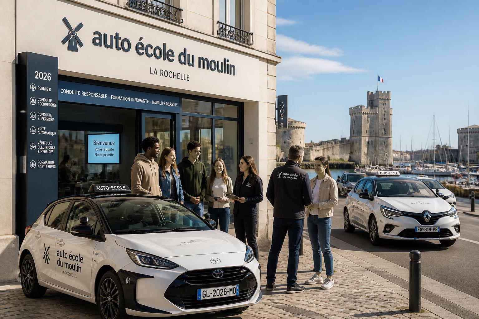 découvrez tout sur l'auto-école du moulin à la rochelle : formations, tarifs et nouveautés 2026 pour réussir votre permis de conduire en toute sérénité.