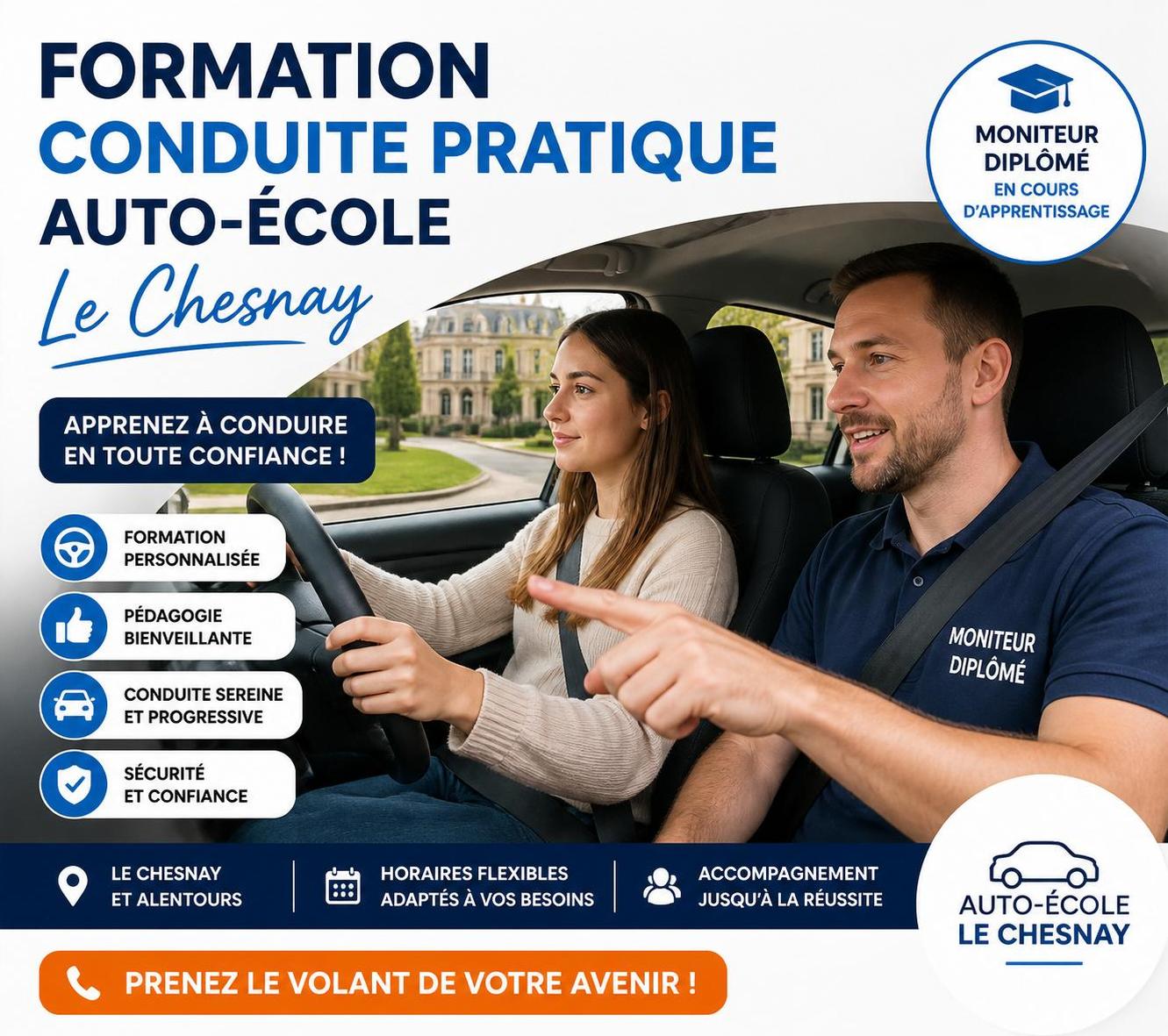 découvrez tout ce qu'il faut savoir sur l'auto-école le chesnay pour bien préparer votre permis de conduire dès le début.