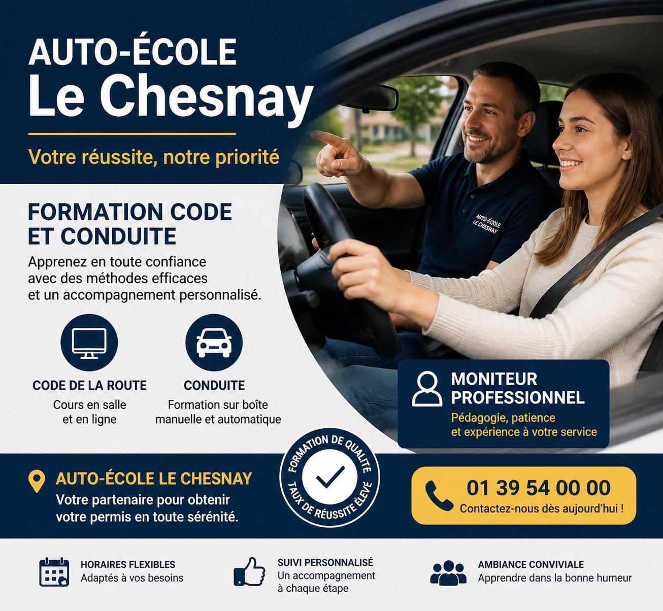 découvrez toutes les informations essentielles sur l'auto-école le chesnay pour bien préparer et réussir votre permis de conduire en toute sérénité.